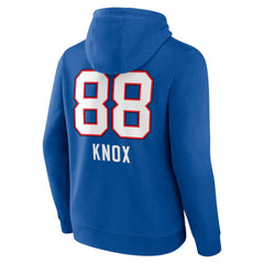 Buffalo Bills Dawson Knox Team Wordmark Player Name & Number Pullover Hoodie