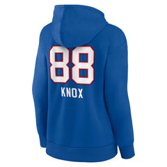Buffalo Bills Dawson Knox Women's Team Wordmark Player Name & Number Pullover Hoodie