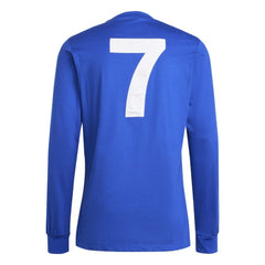 Manchester United x George Best Originals Lifestyler Long Sleeve Jersey Blue - Adidas