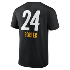 Pittsburgh Steelers Joey Porter Jr. Team Wordmark Player Name & Number T-Shirt