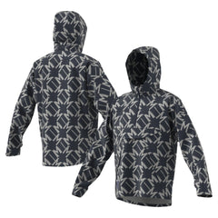 Manchester United 2024/25 Half-Zip Hoodie Windbreaker Jacket Charcoal - Adidas