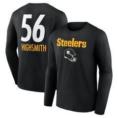 Pittsburgh Steelers Alex Highsmith Team Wordmark Player Name & Number Long Sleeve T-Shirt