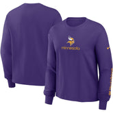 Minnesota Vikings Nike Women's Boxy Long Sleeve T-Shirt