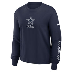 Dallas Cowboys Nike Women's Boxy Long Sleeve T-Shirt