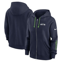 Seattle Seahawks Nike Women's Plus Size Phoenix Full-Zip Hoodie