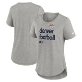 Denver Broncos Nike Women's Team Shout-Out Tri-Blend T-Shirt