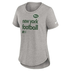 New York Jets Nike Women's Team Shout-Out Tri-Blend T-Shirt