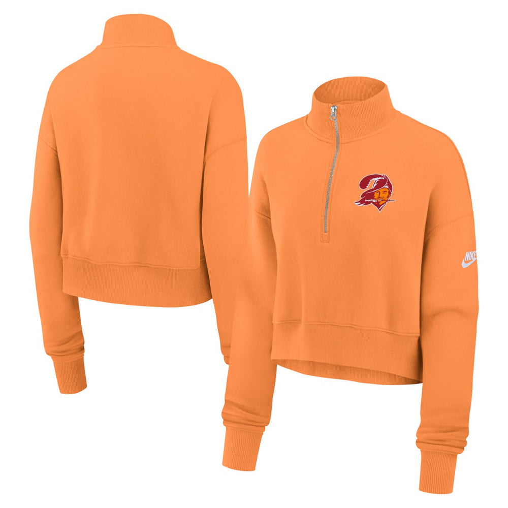 Tampa Bay Buccaneers Nike Women's Rewind Phoenix Half-Zip Sweatshirt