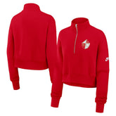 San Francisco 49ers Nike Women's Rewind Phoenix Half-Zip Sweatshirt