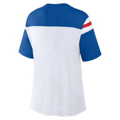 New York Giants Fanatics Women's Cheer Chant Fashion Crop Top