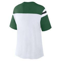 New York Jets Fanatics Women's Cheer Chant Fashion Crop Top