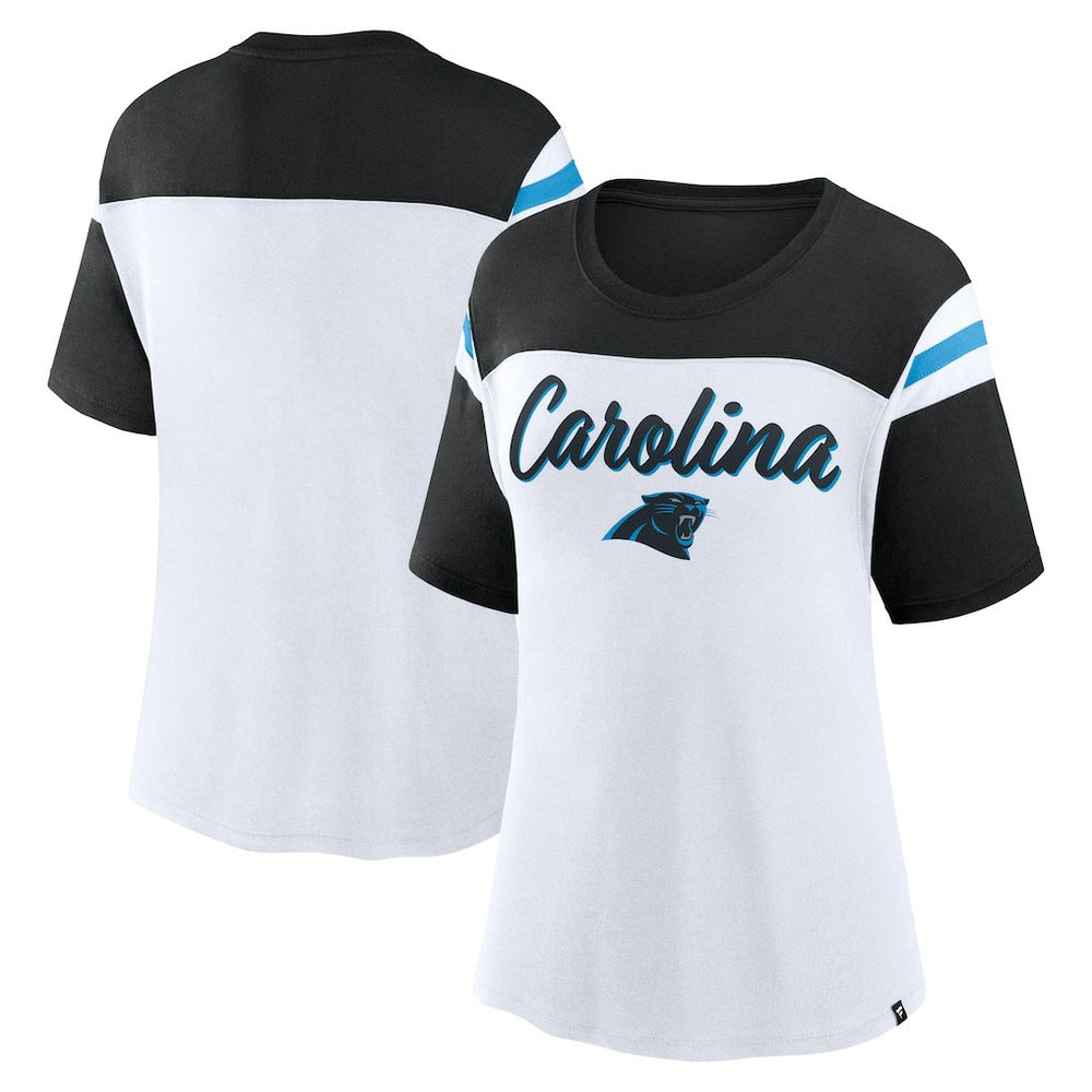 Carolina Panthers Fanatics Women's Cheer Chant Fashion Crop Top