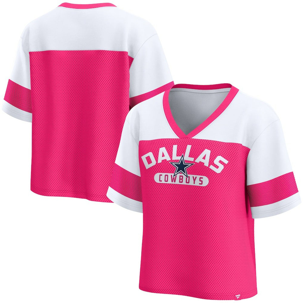 Dallas Cowboys Fanatics Women's Homeschool Jersey Poly V-Neck
Fashion Top