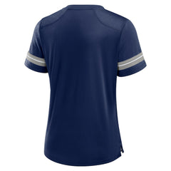 Dallas Cowboys Fanatics Women's Play Script Lace-Up T-Shirt