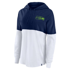 Seattle Seahawks Fanatics Women's Backup Option Long Sleeve Hoodie T-Shirt