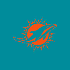 Miami Dolphins Fanatics Women's Backup Option Long Sleeve Hoodie T-Shirt