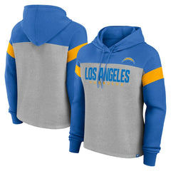 Los Angeles Chargers Fanatics Women's Bold Play Call Pullover Hoodie