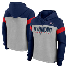 New England Patriots Fanatics Women's Bold Play Call Pullover Hoodie
