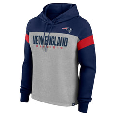 New England Patriots Fanatics Women's Bold Play Call Pullover Hoodie