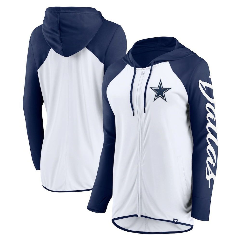 Dallas Cowboys Fanatics Women's Script Full-Zip Hoodie