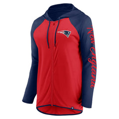 New England Patriots Fanatics Women's Script Full-Zip Hoodie
