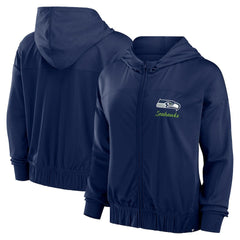 Seattle Seahawks Fanatics Women's Script Lock Full-Zip Hoodie