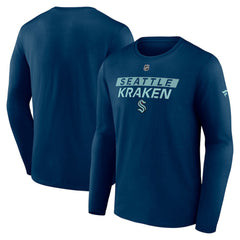 Seattle Kraken Fanatics Authentic Pro Core Primary Long Sleeve T-Shirt Discount