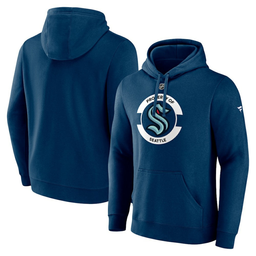 Seattle Kraken Fanatics Authentic Pro Core Secondary Fleece Pullover Hoodie Online