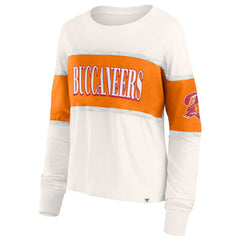 Tampa Bay Buccaneers Fanatics Women's Antique Block Long Sleeve T-Shirt