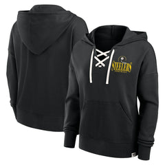 Pittsburgh Steelers Fanatics Women's Blitz Left Lace-Up Pullover Hoodie