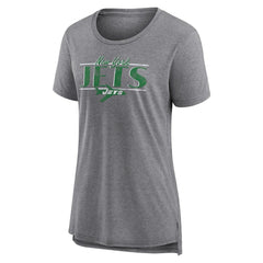 New York Jets Fanatics Women's Up the Middle Tri-Blend T-Shirt