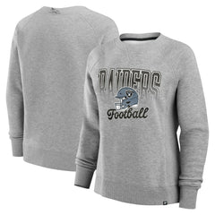 Las Vegas Raiders Fanatics Women's Hit Hard Fleece Pullover Sweatshirt