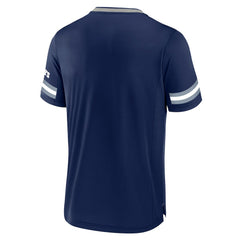 Dallas Cowboys Fanatics Stripe Stacking V-Neck T-Shirt