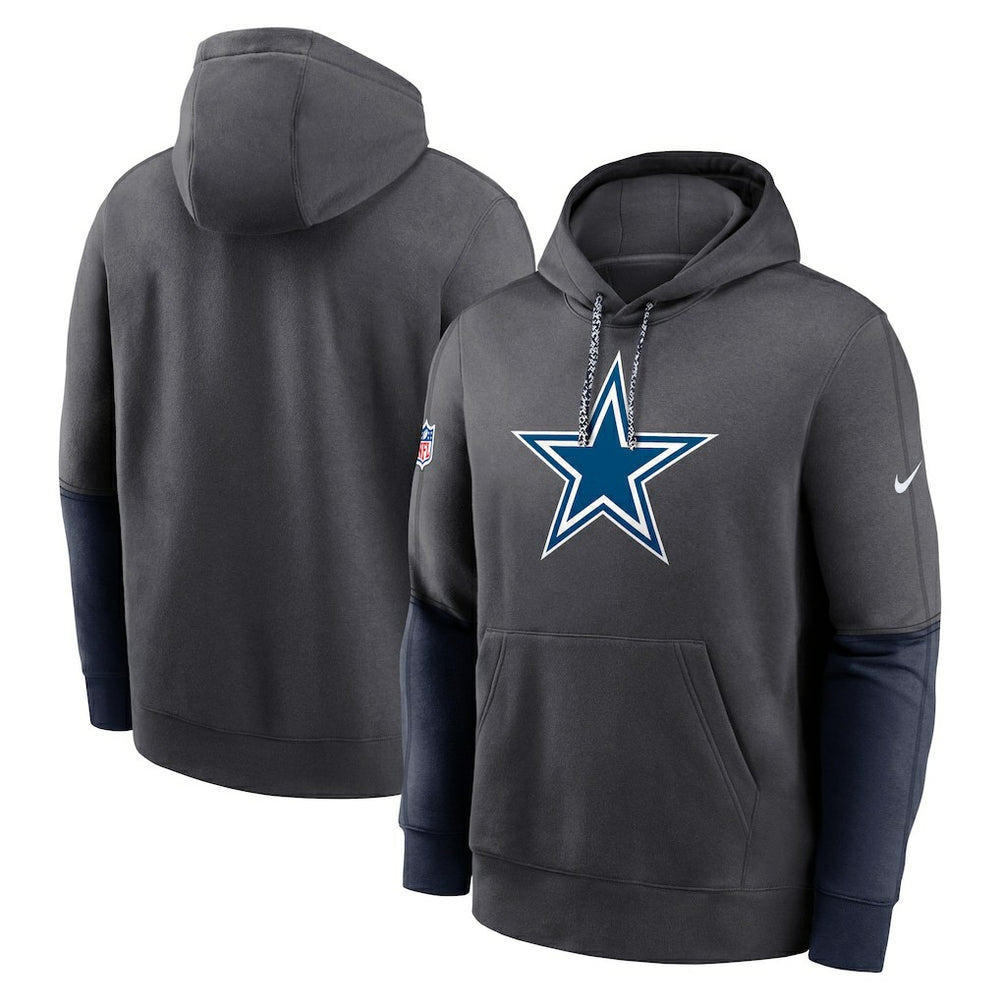 Dallas Cowboys Nike 2024 Sideline Club Pullover Hoodie