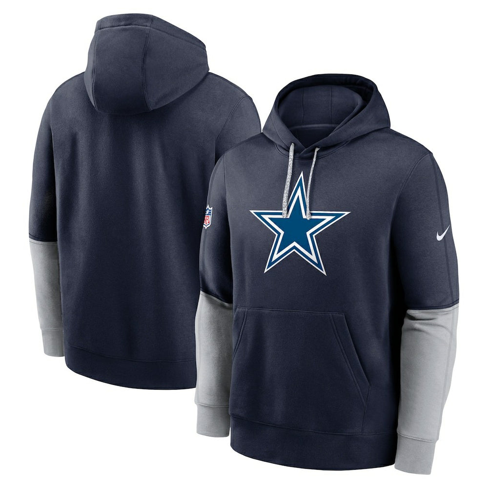 Dallas Cowboys Nike 2024 Sideline Club Pullover Hoodie