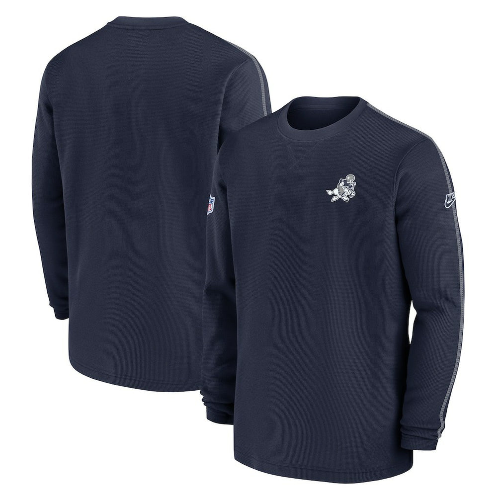 Dallas Cowboys Nike 2024 Sideline Coach Vintage Pullover Sweatshirt