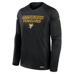 Pittsburgh Penguins Fanatics Authentic Pro Rink Tech Long Sleeve T-Shirt Outlet