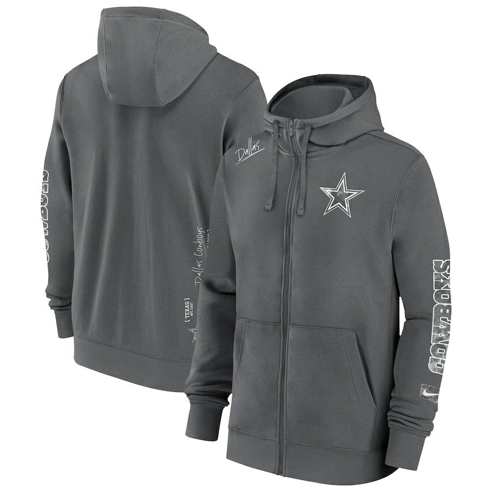 Dallas Cowboys Nike Primetime Club Full-Zip Hoodie