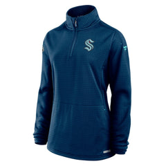 Seattle Kraken Fanatics Women's Authentic Pro Rink Lightweight Quarter-Zip Pullover Sweatshirt Online