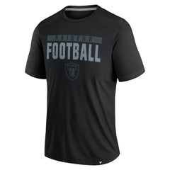 Las Vegas Raiders Fanatics Defender Blackout T-Shirt