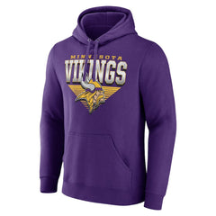 Minnesota Vikings Fanatics Geometric Chrome Pullover Hoodie