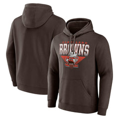 Cleveland Browns Fanatics Geometric Chrome Pullover Hoodie