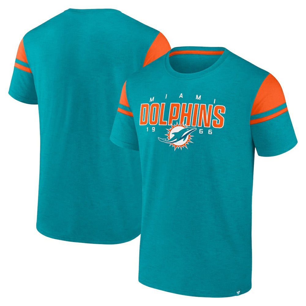 Miami Dolphins Fanatics Old School Play Slub T-Shirt