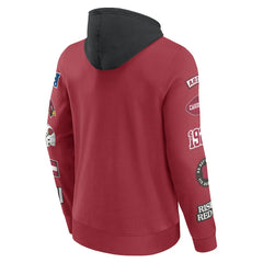 Arizona Cardinals Fanatics Patched Out Pullover Hoodie