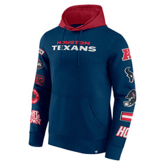 Houston Texans Fanatics Patched Out Pullover Hoodie