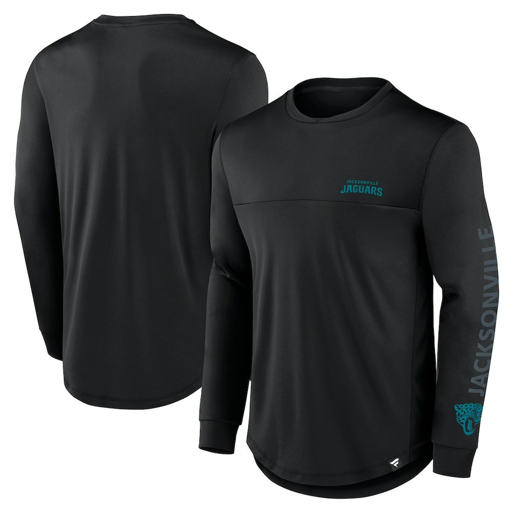 Jacksonville Jaguars Fanatics Blackout Long Sleeve T-Shirt