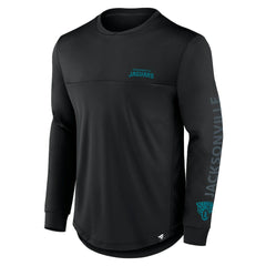 Jacksonville Jaguars Fanatics Blackout Long Sleeve T-Shirt