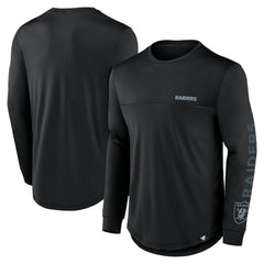 Las Vegas Raiders Fanatics Blackout Long Sleeve T-Shirt