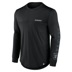 Las Vegas Raiders Fanatics Blackout Long Sleeve T-Shirt