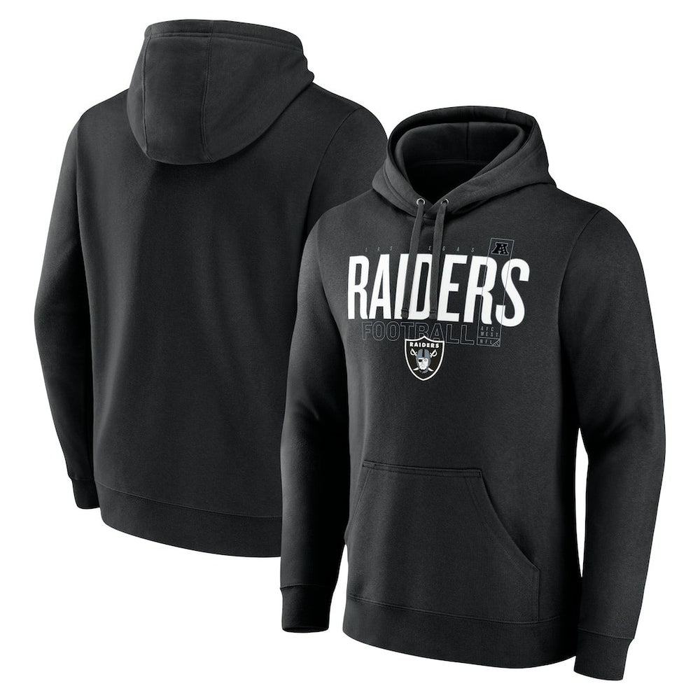 Las Vegas Raiders Fanatics Pylon Outline Pullover Hoodie